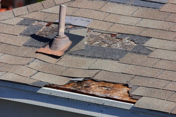 Damaged Roof Replacement in Southington