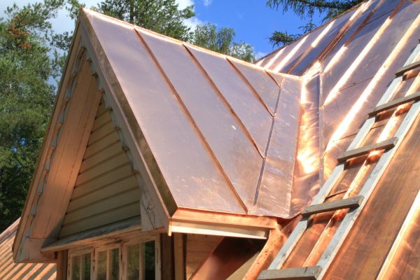 Copper Roof Construction in Southington